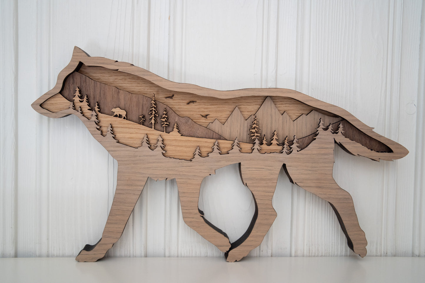 Multilayer Wood Wolf