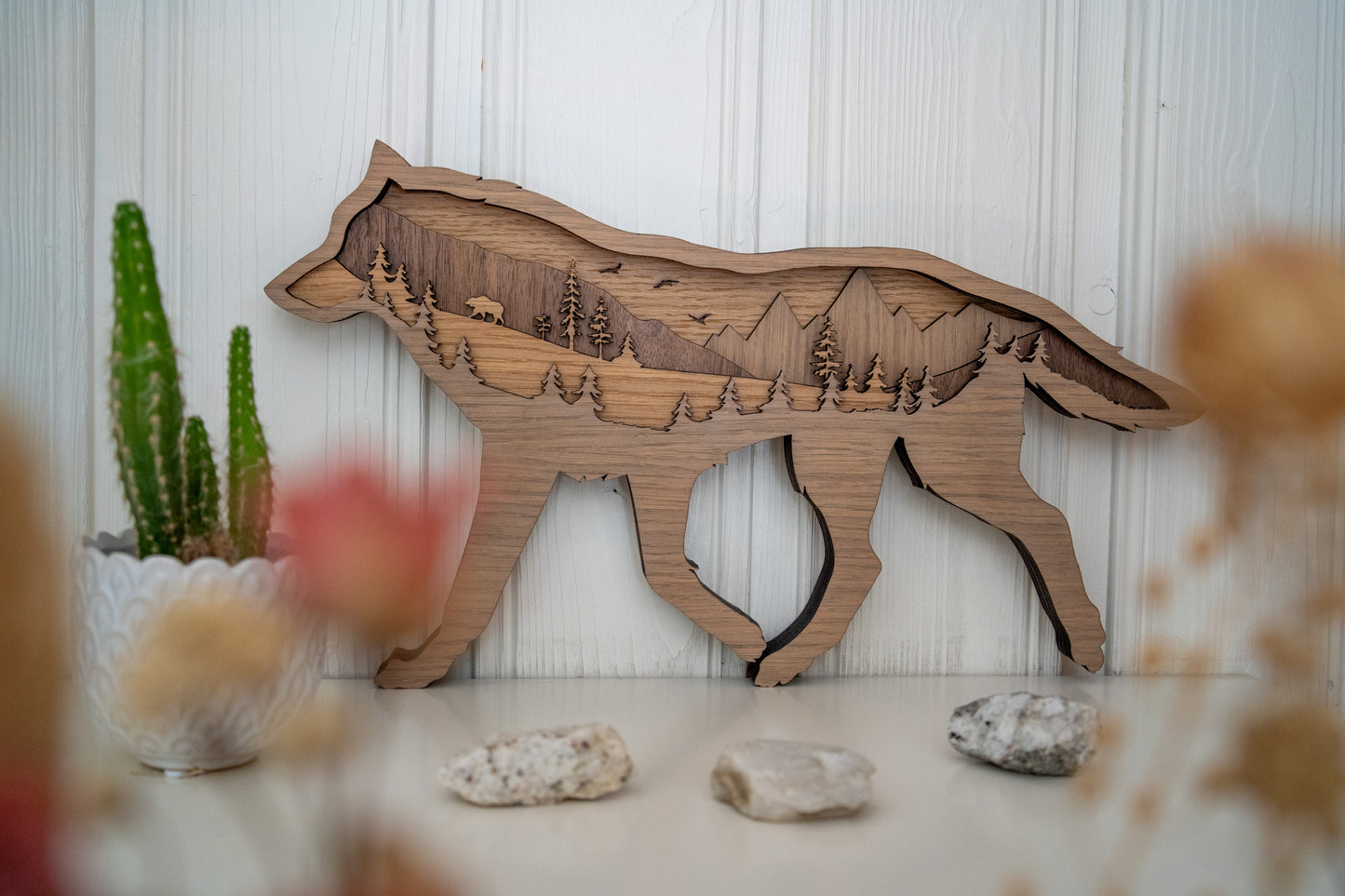 Multilayer Wood Wolf