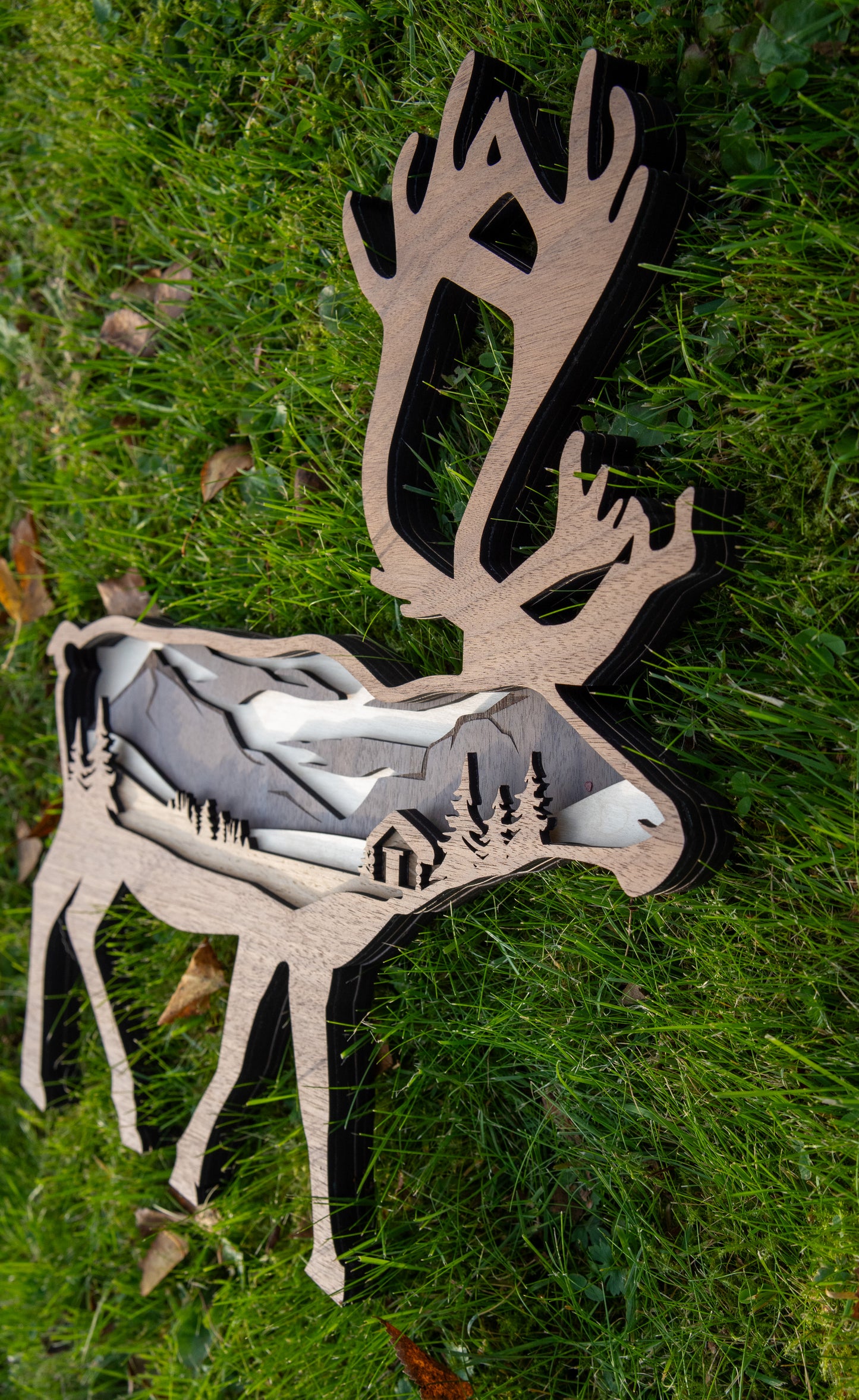 Multilayer Wood Reindeer