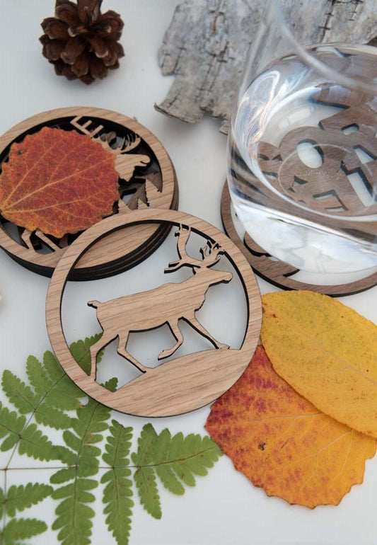 Reindeer Coasters